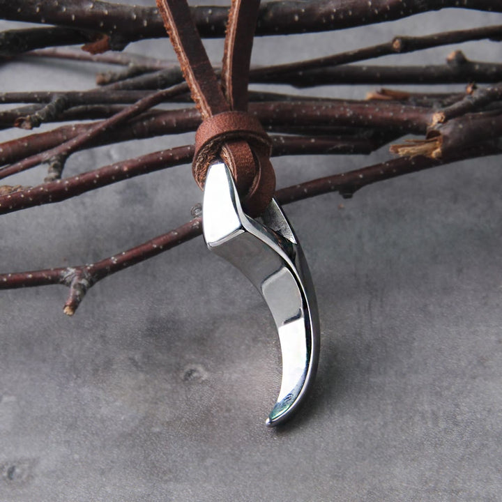 WorldNorse Wolf Tooth Spike Claw Necklace - image 3