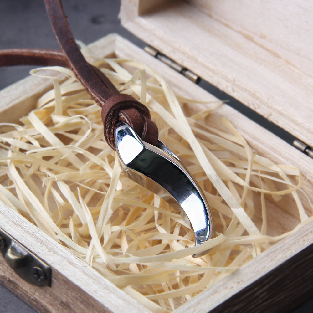 WorldNorse Wolf Tooth Spike Claw Necklace - image 4