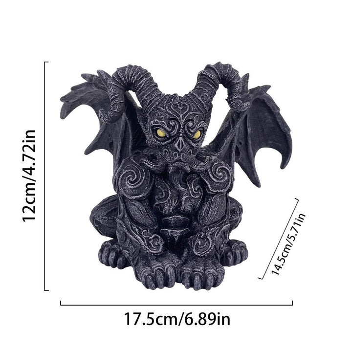 WorldNorse Halloween Dragon Sculpture Ornament