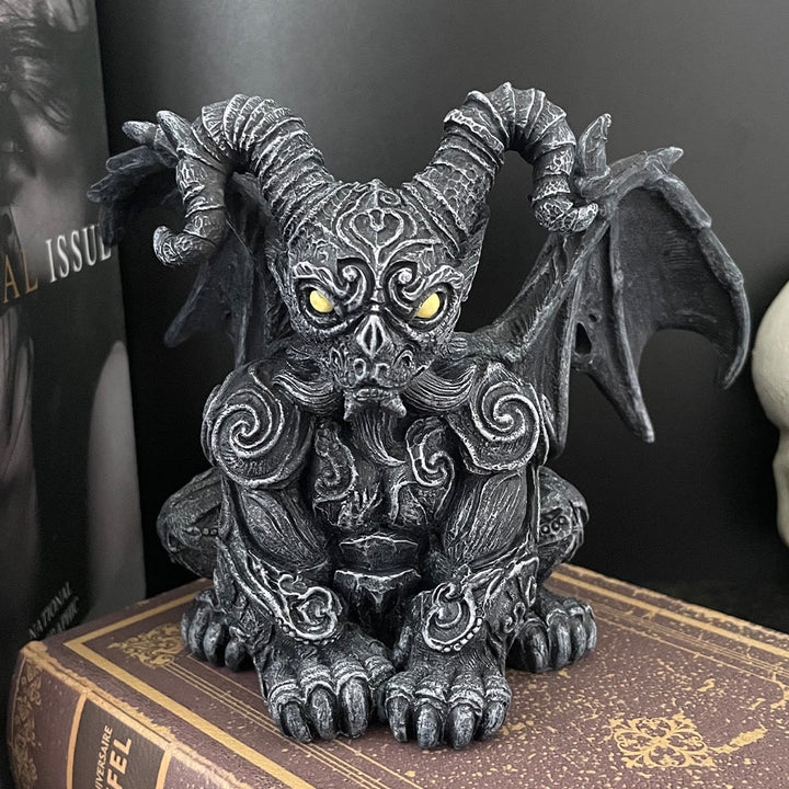 WorldNorse Halloween Dragon Sculpture Ornament