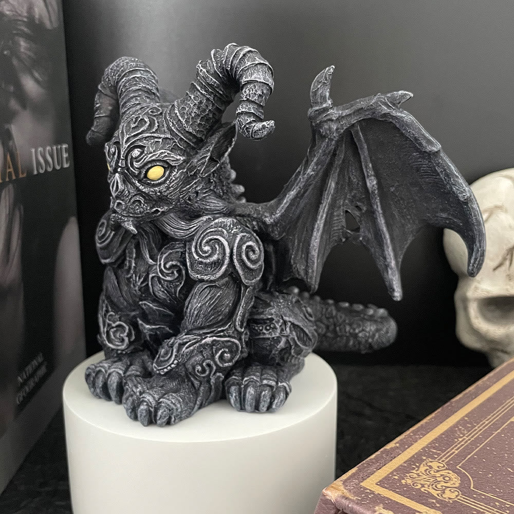 WorldNorse Halloween Dragon Sculpture Ornament