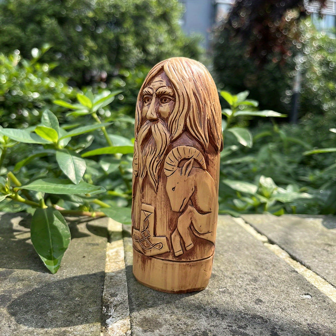 WorldNorse Majestic Beard Viking God Statue