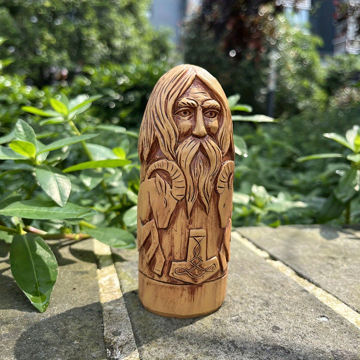 WorldNorse Majestic Beard Viking God Statue