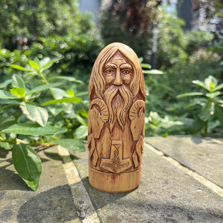 WorldNorse Majestic Beard Viking God Statue