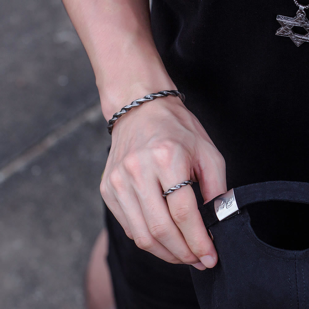 WorldNorse Single Side Twist Bracelet - image 1