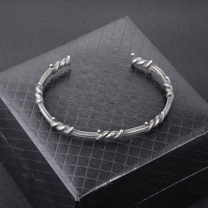 WorldNorse Viking Braided Thorns Bracelet