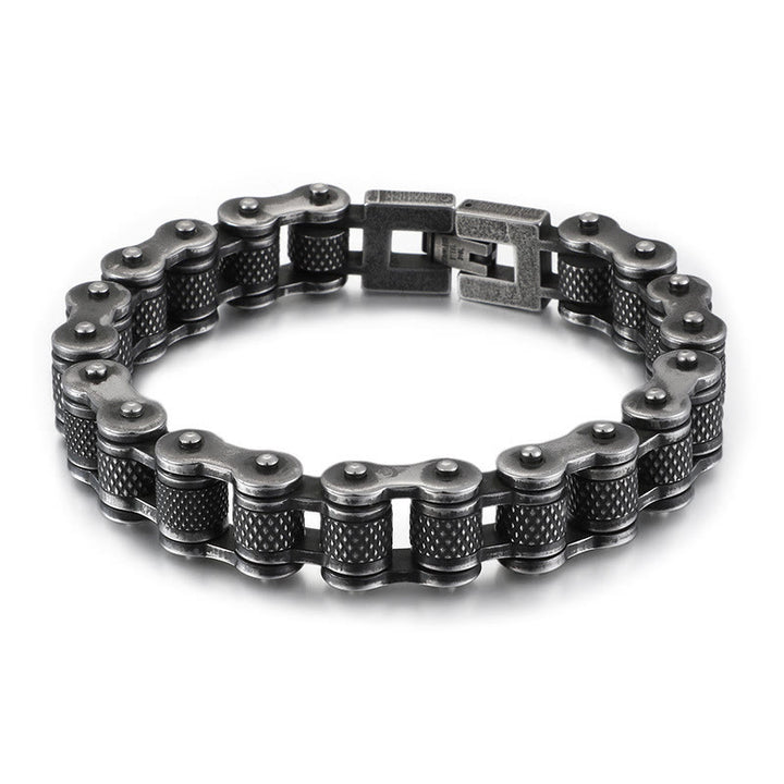 WorldNorse Motorcycle Chain Solid Bracelet