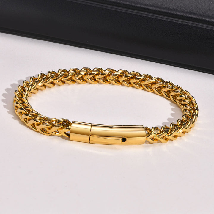 WorldNorse Wheat Shape Design Bracelet - Gold 21.5cm - image 12