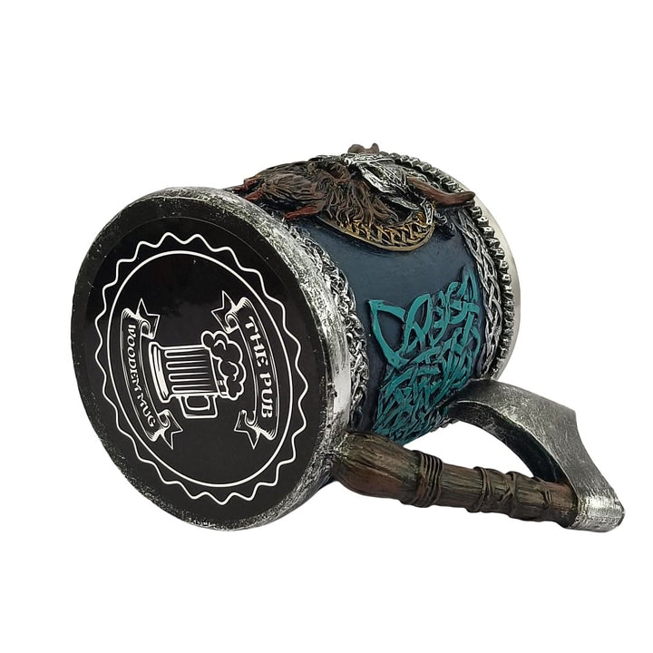 WorldNorse Celtic Knot Viking Axe Handle Mug