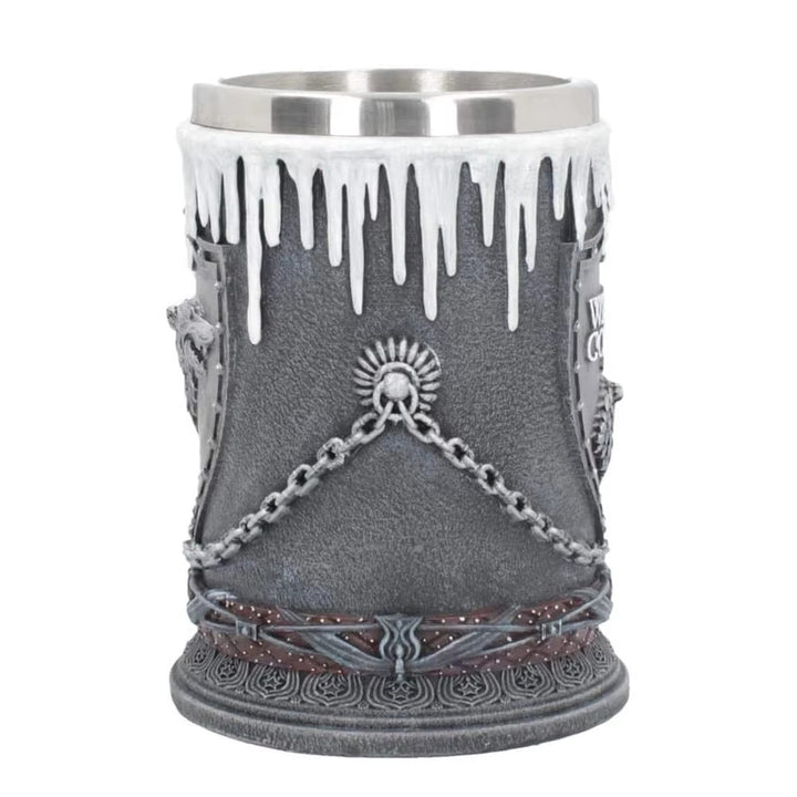 WorldNorse Winter Snow Lion Head Mug