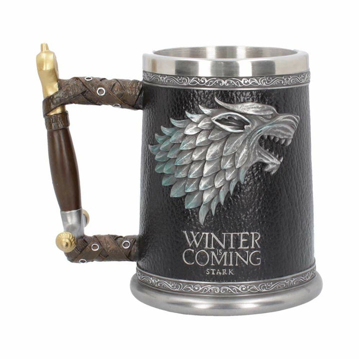 WorldNorse Winter Lion Emblem Tankard Mug