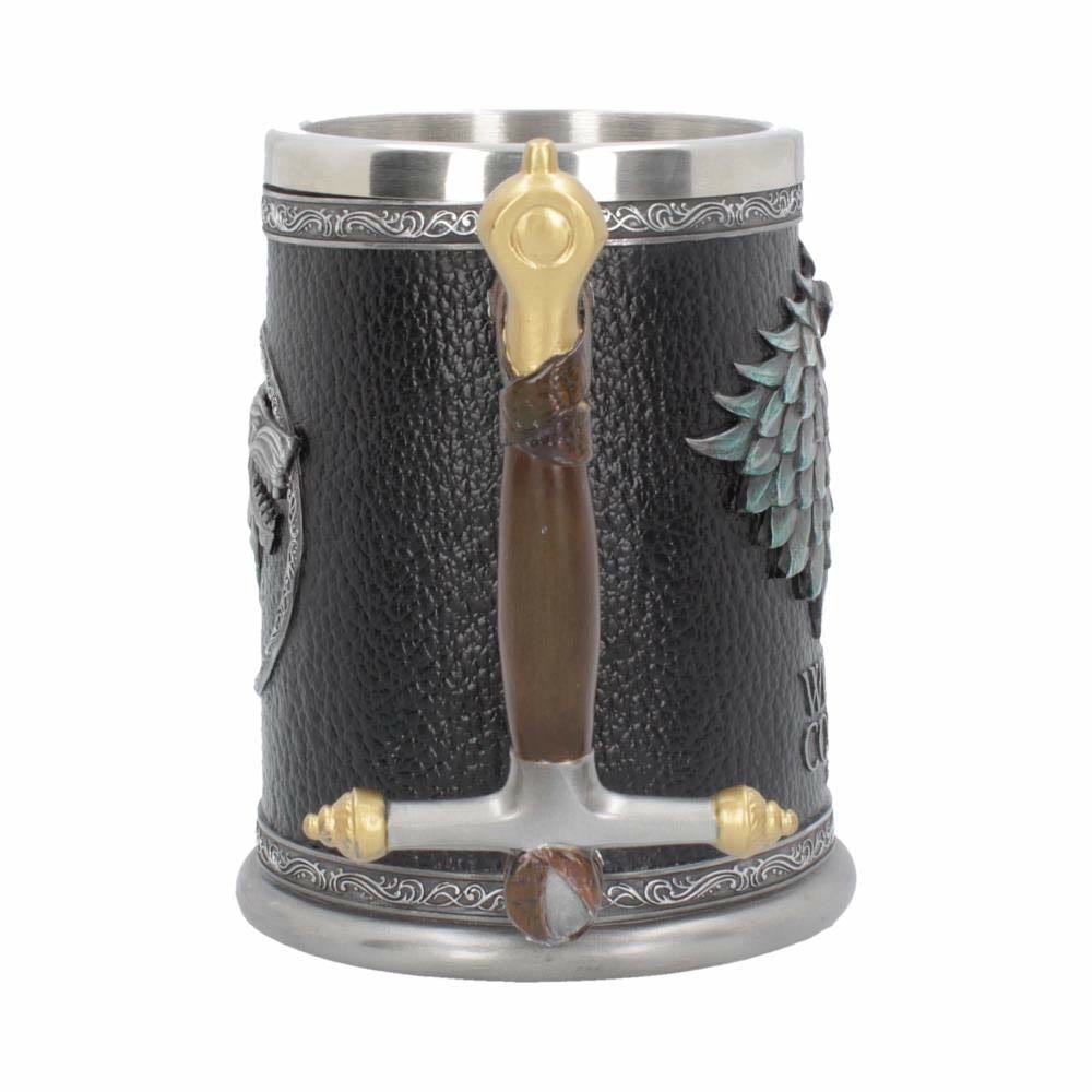 WorldNorse Winter Lion Emblem Tankard Mug