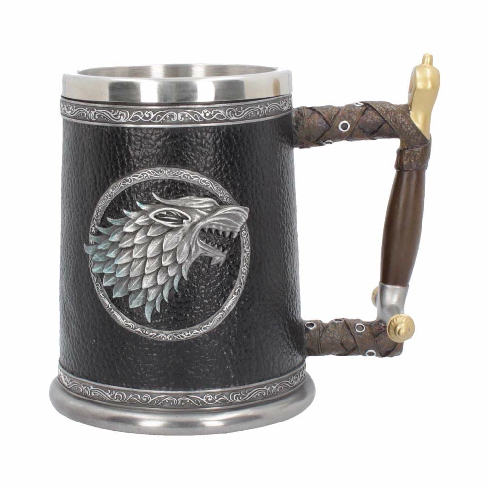 WorldNorse Winter Lion Emblem Tankard Mug