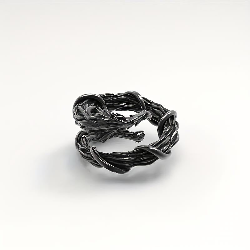 FREE Today: Gothic Viking Myth Black Dragon Ring