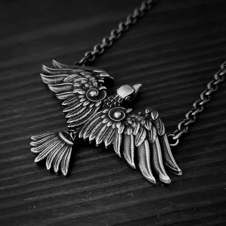 FREE Today: Viking Celtic Raven Bird Necklace