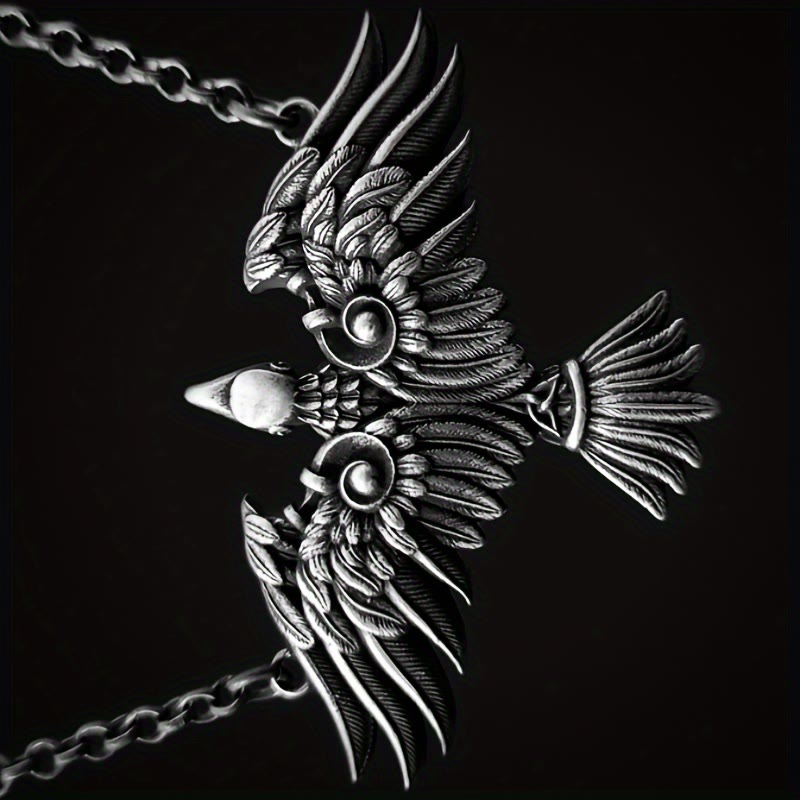 WorldNorse Viking Celtic Raven Bird Necklace - image 2