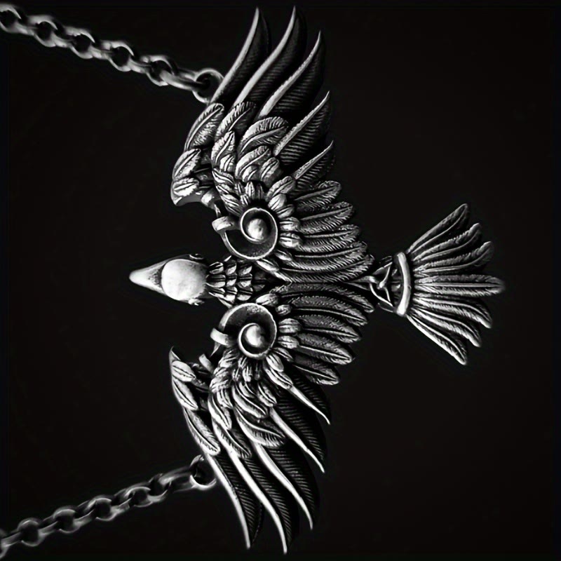 FREE Today: Viking Celtic Raven Bird Necklace