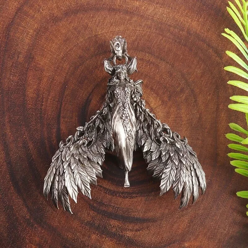 FREE Today: Winged Witch Queen Feather Necklace