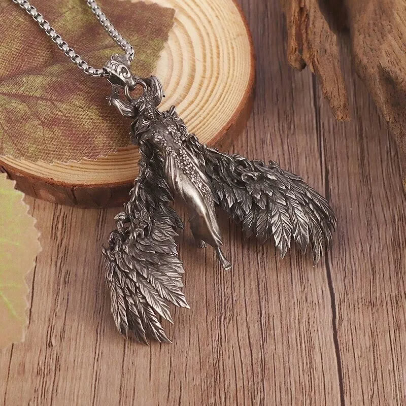 FREE Today: Winged Witch Queen Feather Necklace