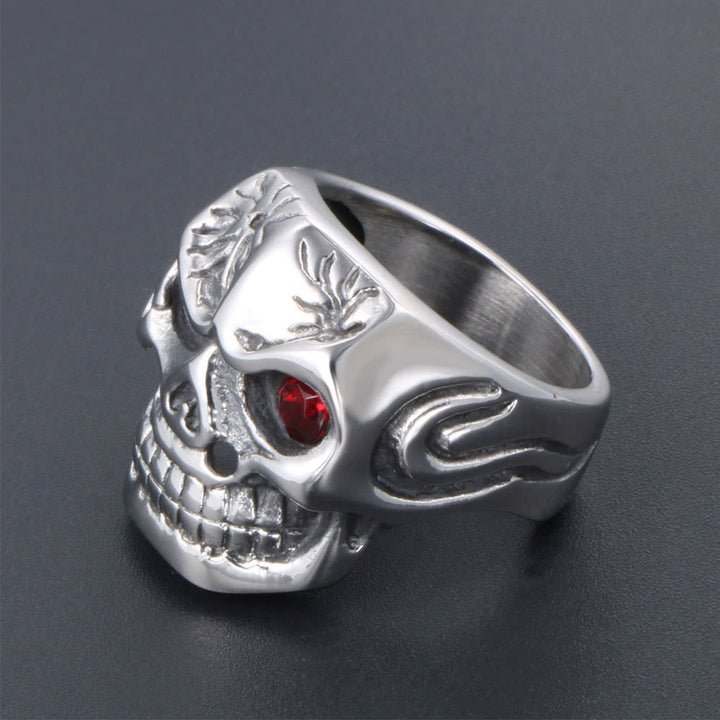 WorldNorse Gold Cigar Skull Smoke Ring