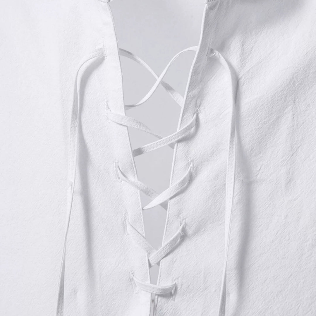 WorldNorse Medieval Lace-Up Pirate Tunic Costume Shirt - image 10