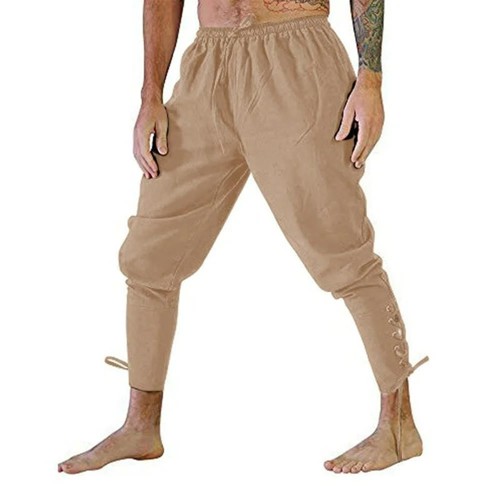 WorldNorse Viking Traditional Ankle Ties Costume Pant - image 5