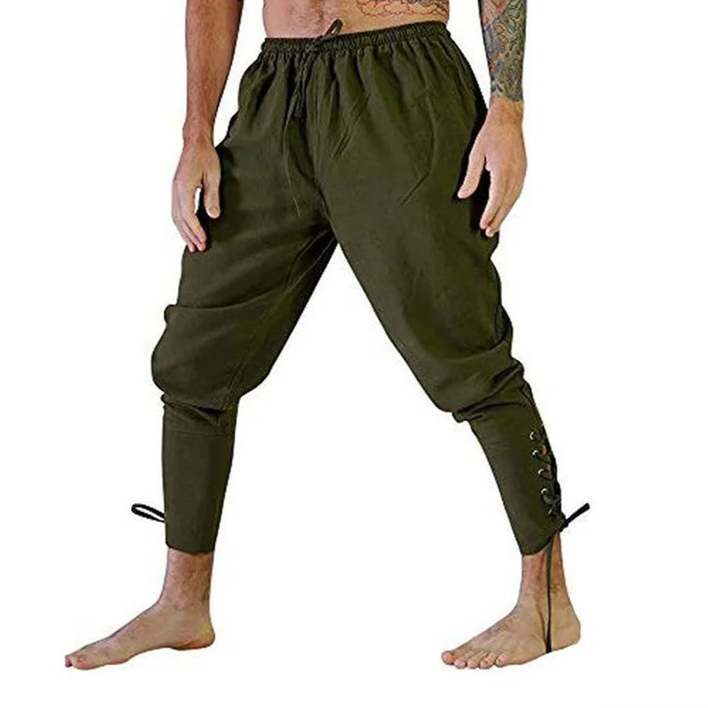 WorldNorse Viking Traditional Ankle Ties Costume Pant