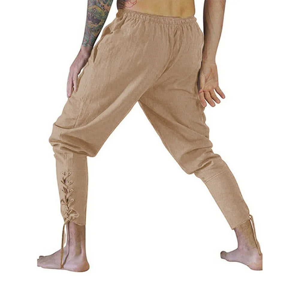 WorldNorse Viking Traditional Ankle Ties Costume Pant