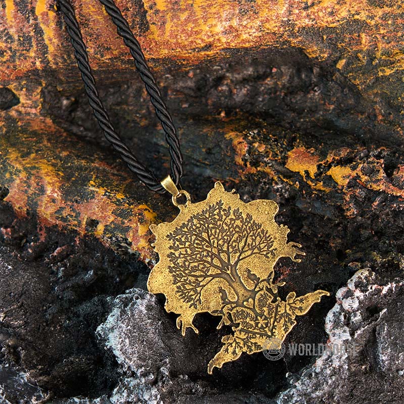 WorldNorse Valknut Spirit Tree Of Life Necklace