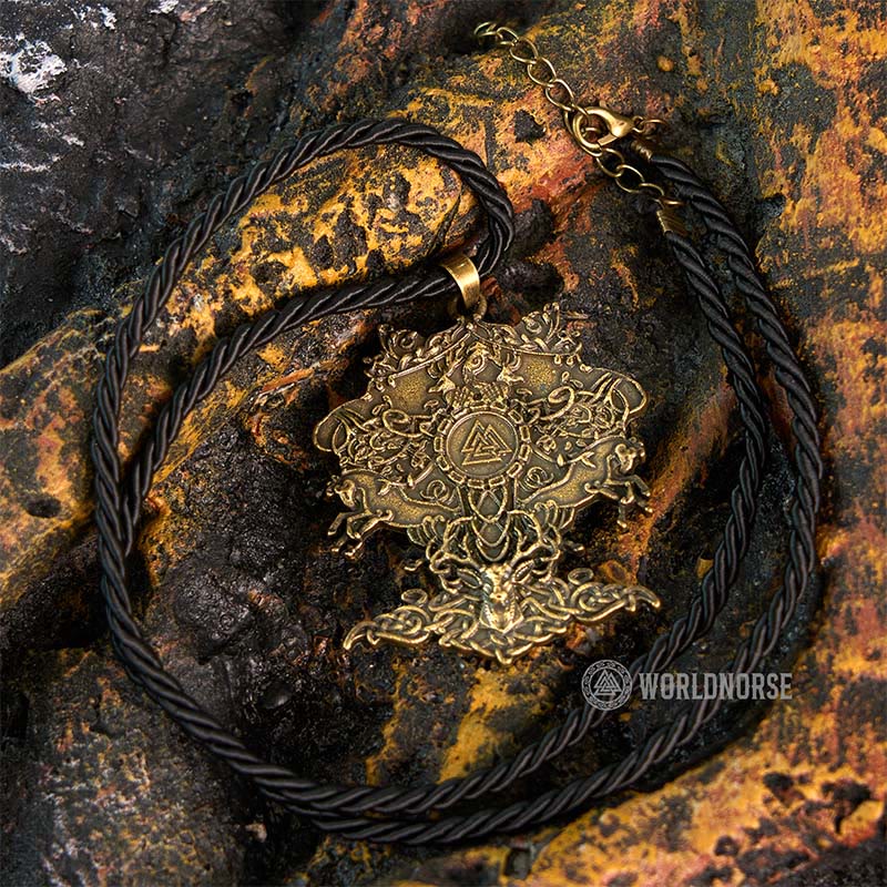 WorldNorse Valknut Spirit Tree Of Life Necklace - image 8