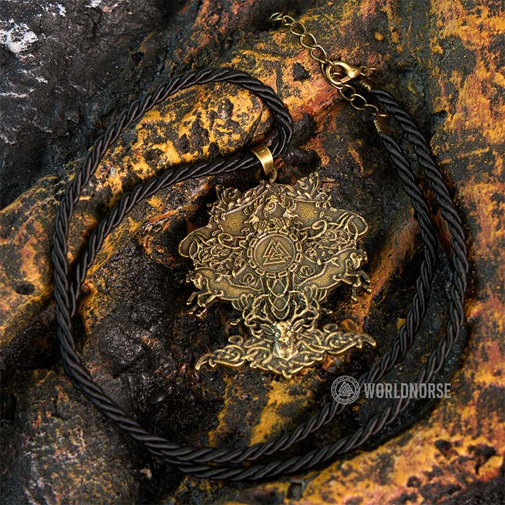 WorldNorse Valknut Spirit Tree Of Life Necklace - image 8