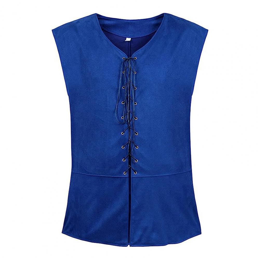 WorldNorse Medieval Lace-Up Vest Costume Waistcoat