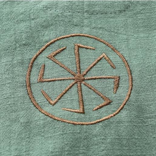 WorldNorse Nordic Lace-Up Collar Costume Shirt - image 6