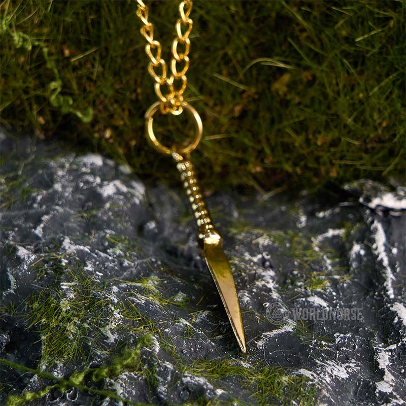 WorldNorse Nordic Spearhead Weapon Necklace