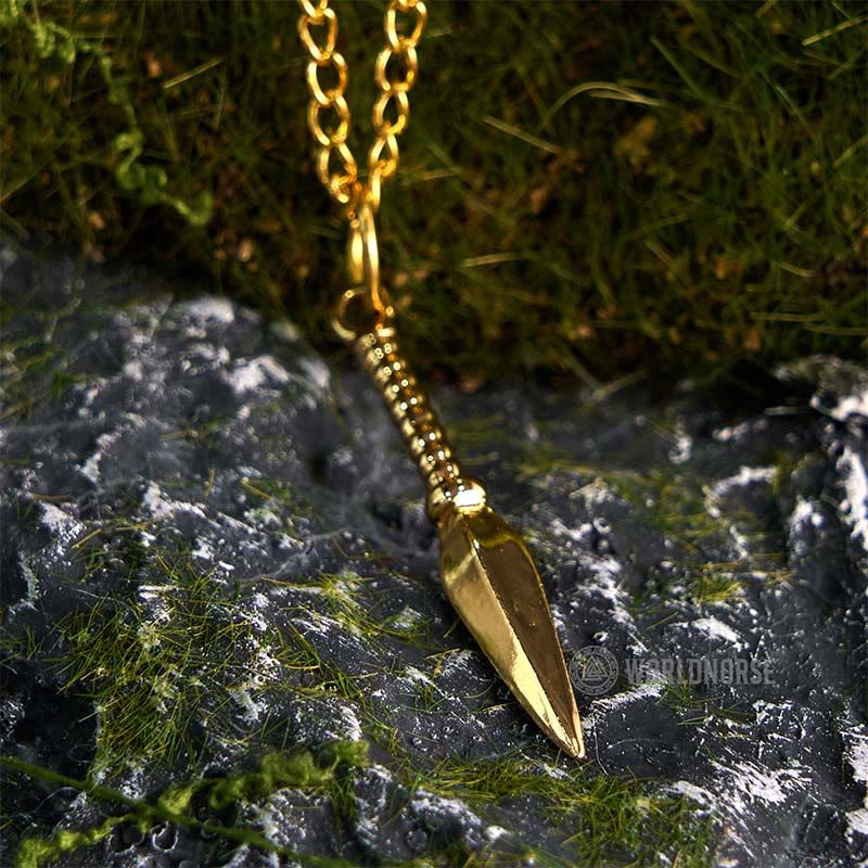 WorldNorse Nordic Spearhead Weapon Necklace