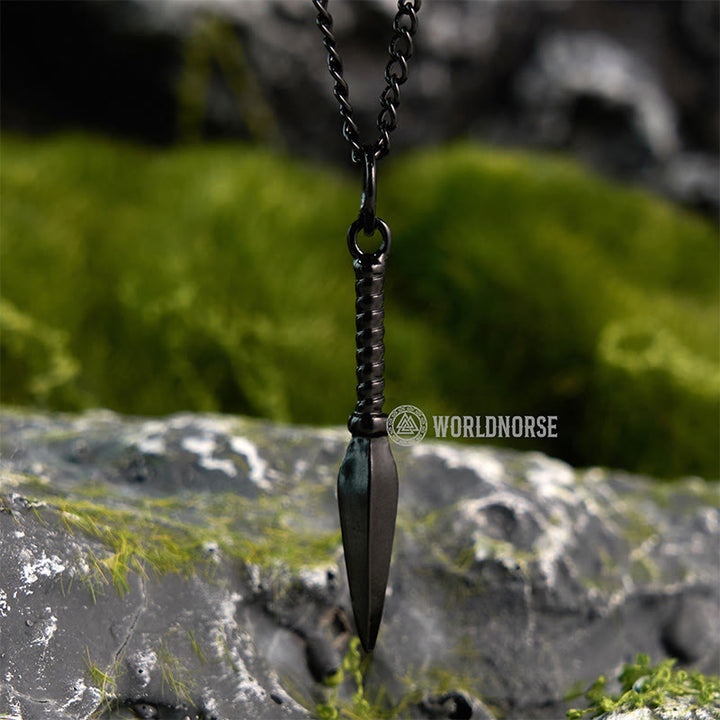 WorldNorse Nordic Spearhead Weapon Necklace