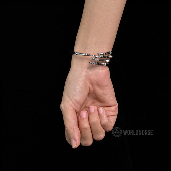 WorldNorse Skeleton Dead Ghost Claw Bracelet