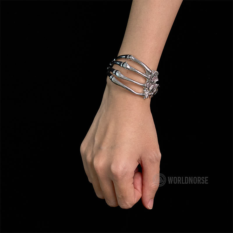 WorldNorse Skeleton Dead Ghost Claw Bracelet