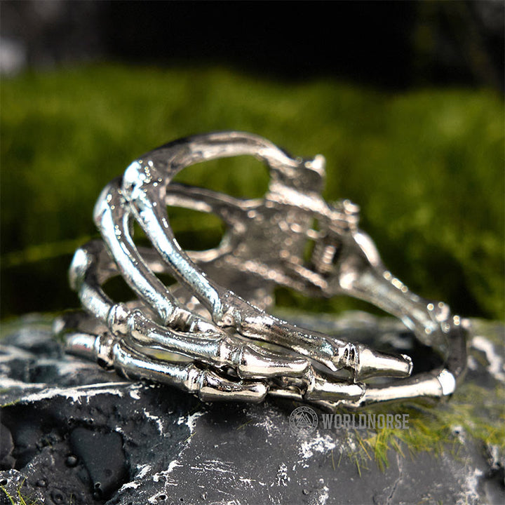 WorldNorse Skeleton Dead Ghost Claw Bracelet