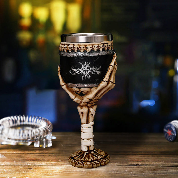 WorldNorse Magic Skeleton Hand Goblet