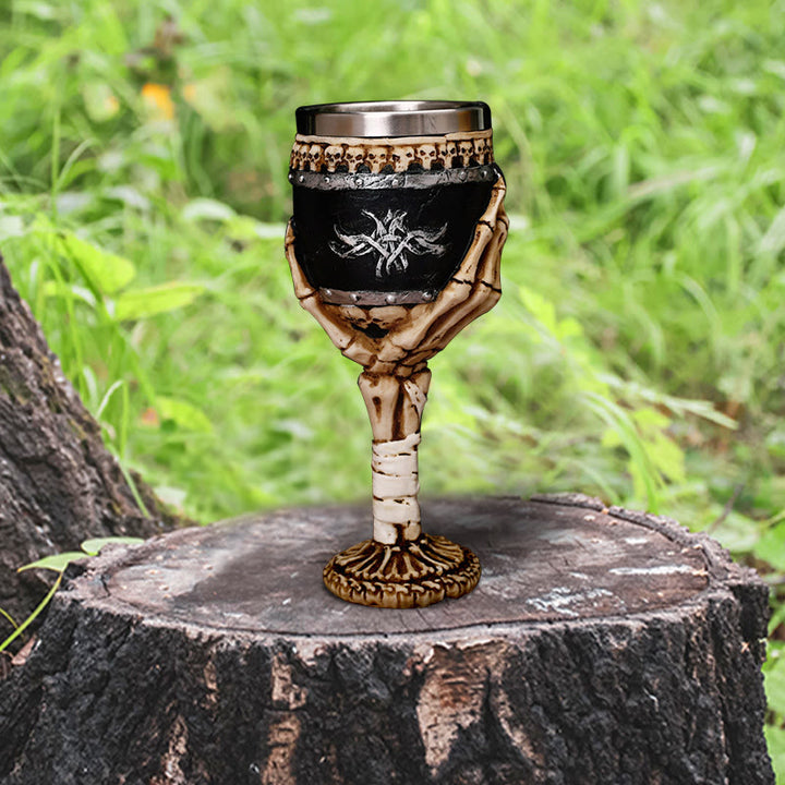 WorldNorse Magic Skeleton Hand Goblet