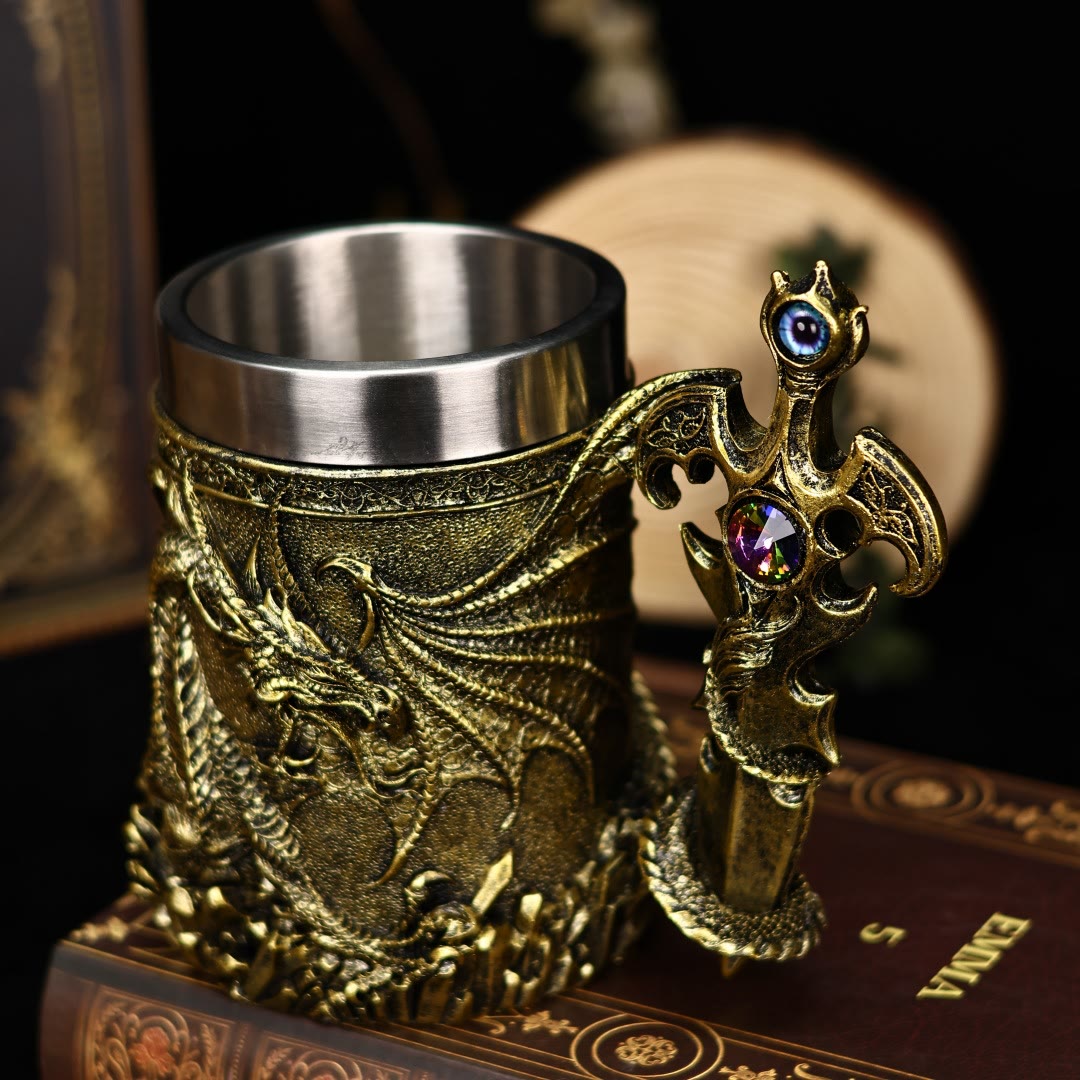 WorldNorse Norse Dragon Sword Mug