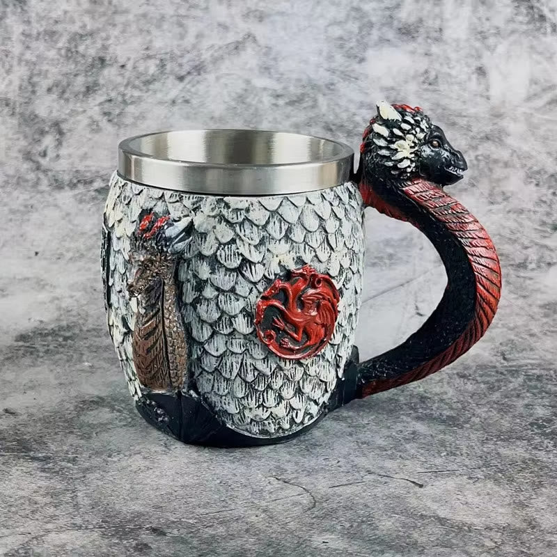 WorldNorse Fire Blood Dragon Mug Goblet