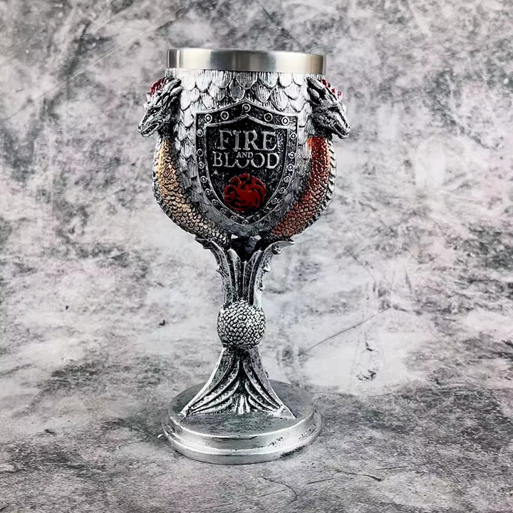 WorldNorse Fire Blood Dragon Mug Goblet