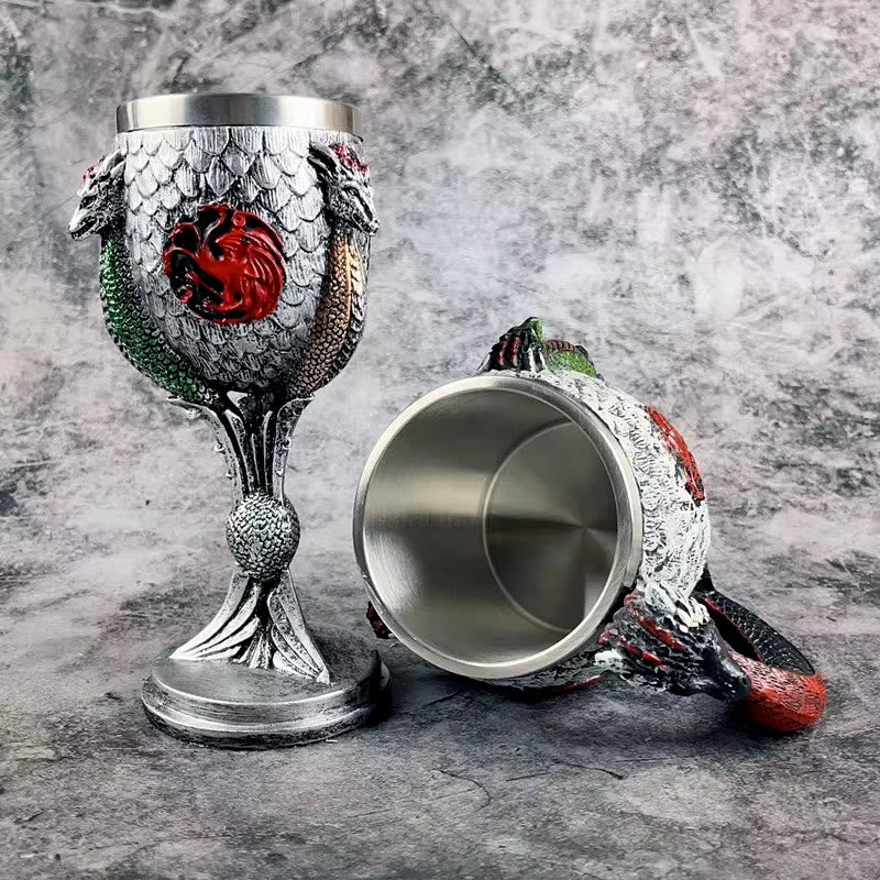 WorldNorse Fire Blood Dragon Mug Goblet