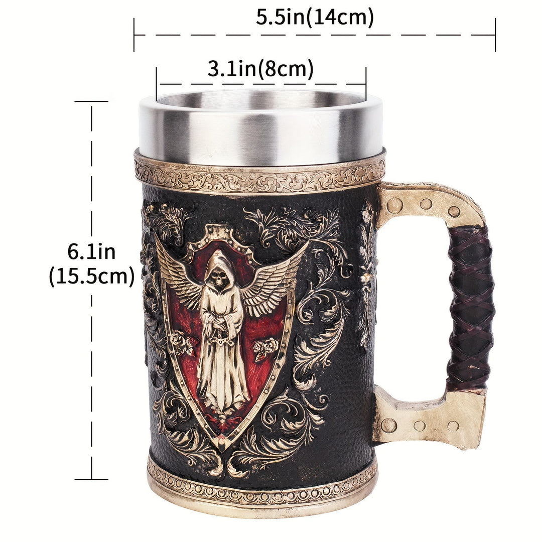 WorldNorse Dead Skeleton Grim Reaper Mug