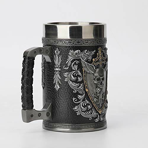 WorldNorse Sword Shield Death Grim Mug