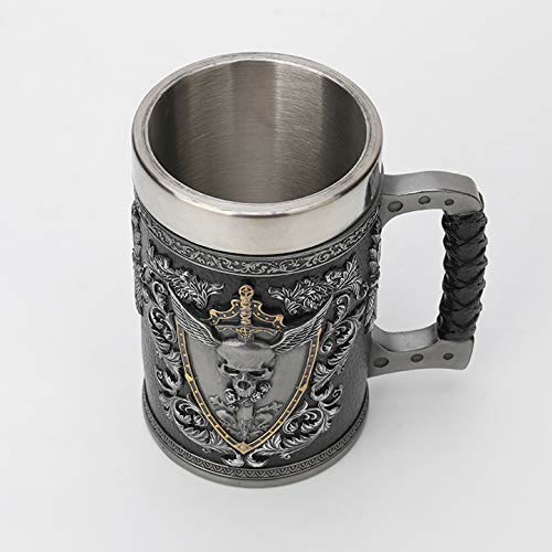 WorldNorse Sword Shield Death Grim Mug