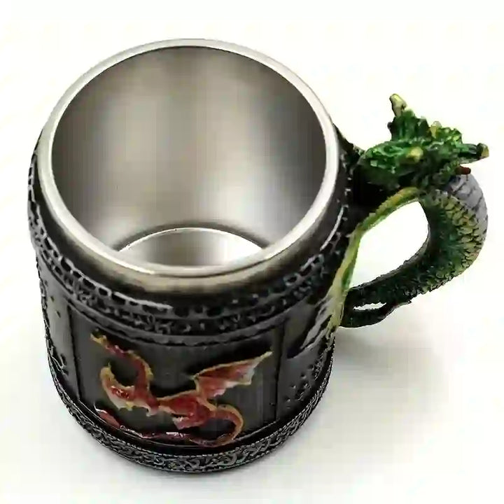 WorldNorse Mythical Dual Dragon Mug