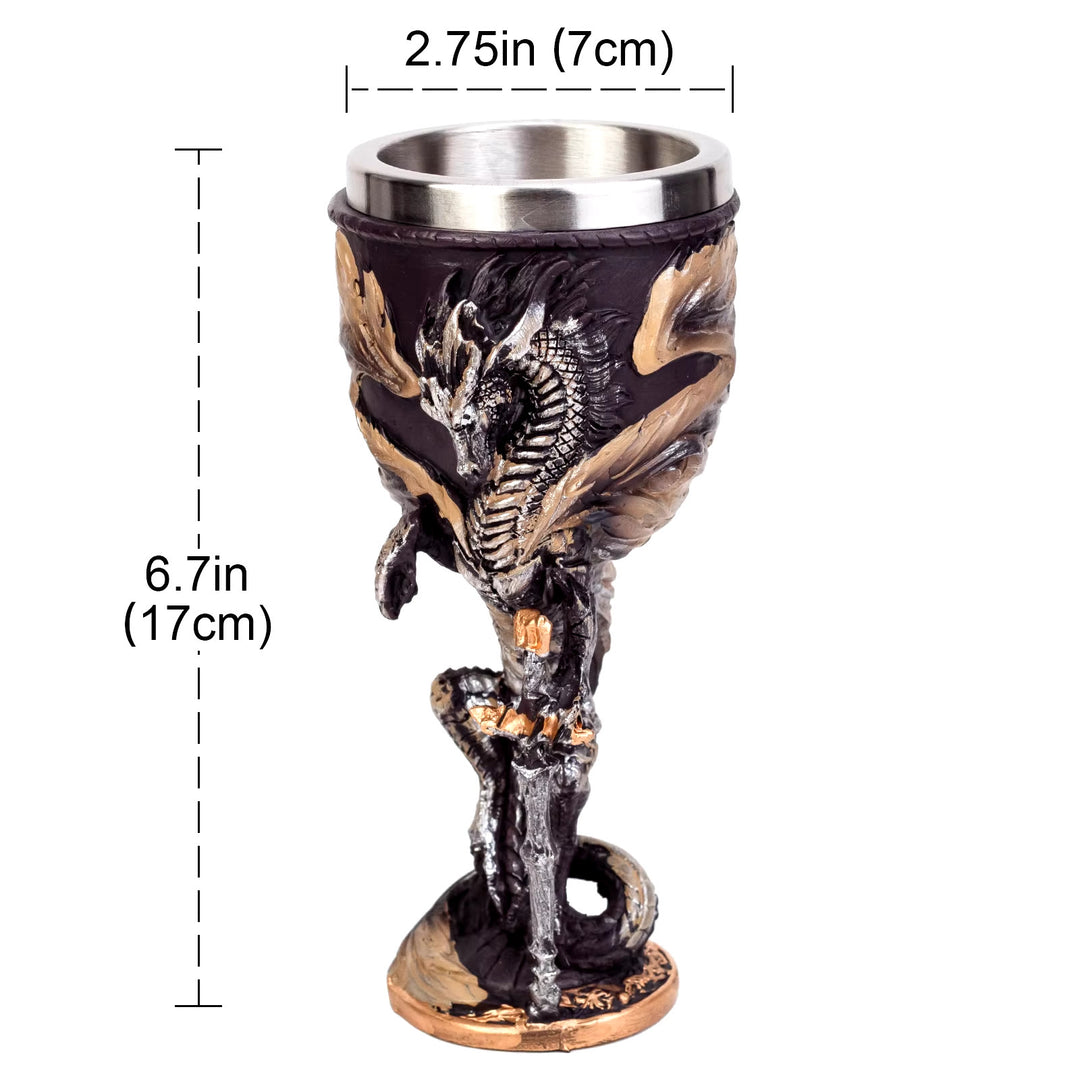 WorldNorse Dragon Sword Wine Goblet